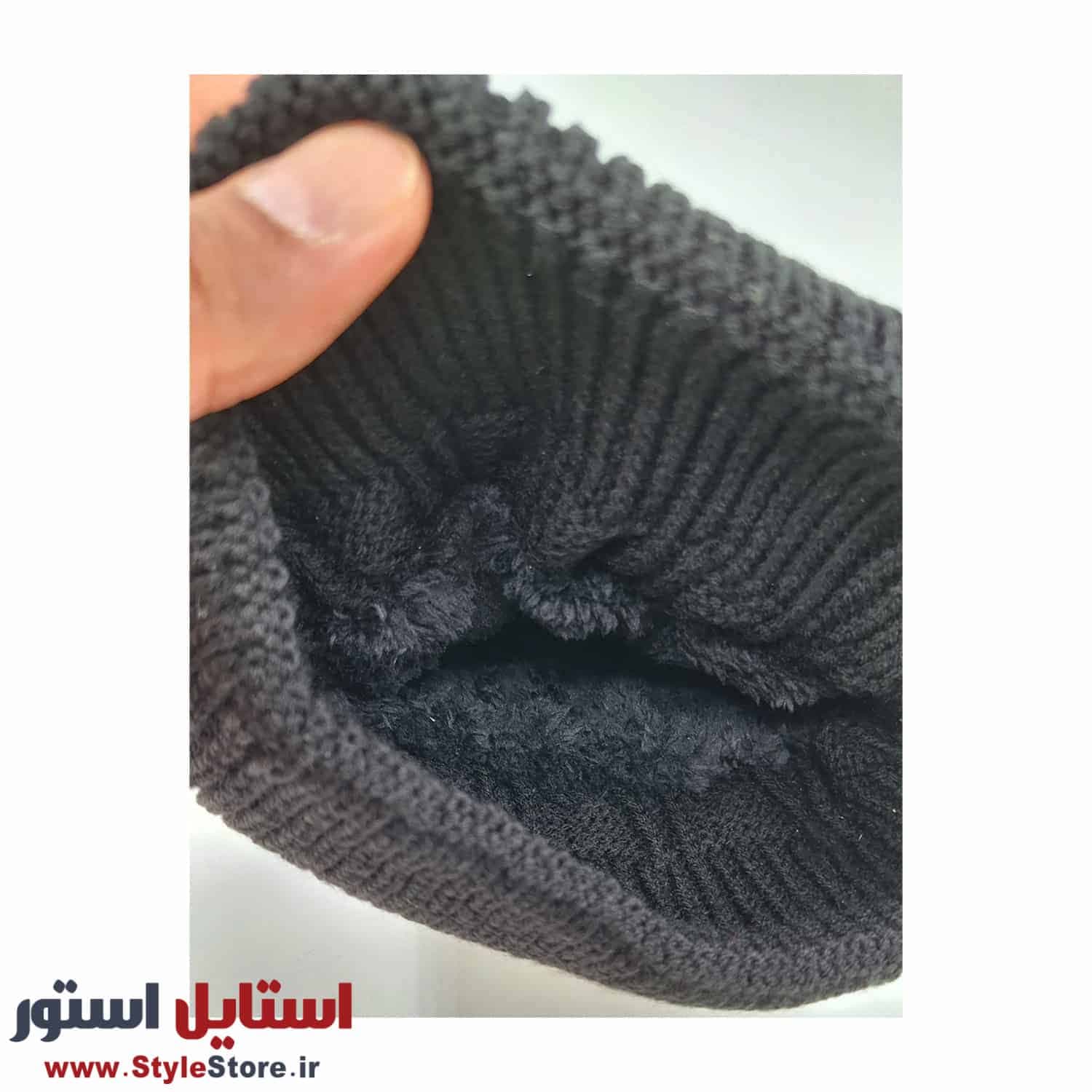 کلاه بافتنی مردانه سپهر کد 1498 — تصویر ۲
