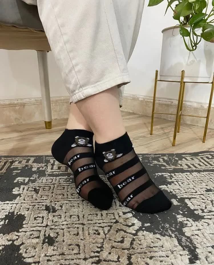 جوراب توری خرسی