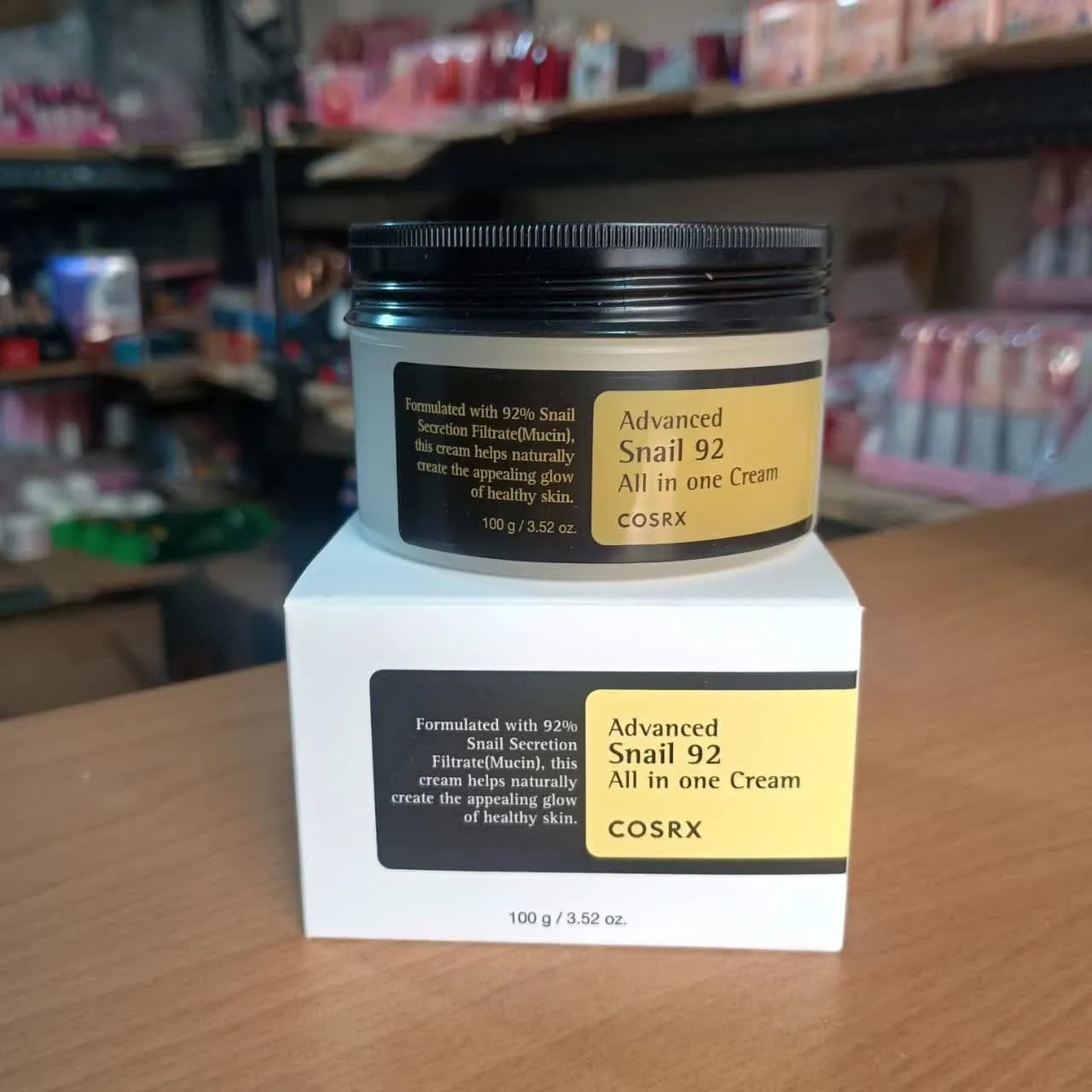 مرطوب کننده حلزون کوزارکس اصل ۱۰۰ گرم | COSRX Snail 92 ساخت کره