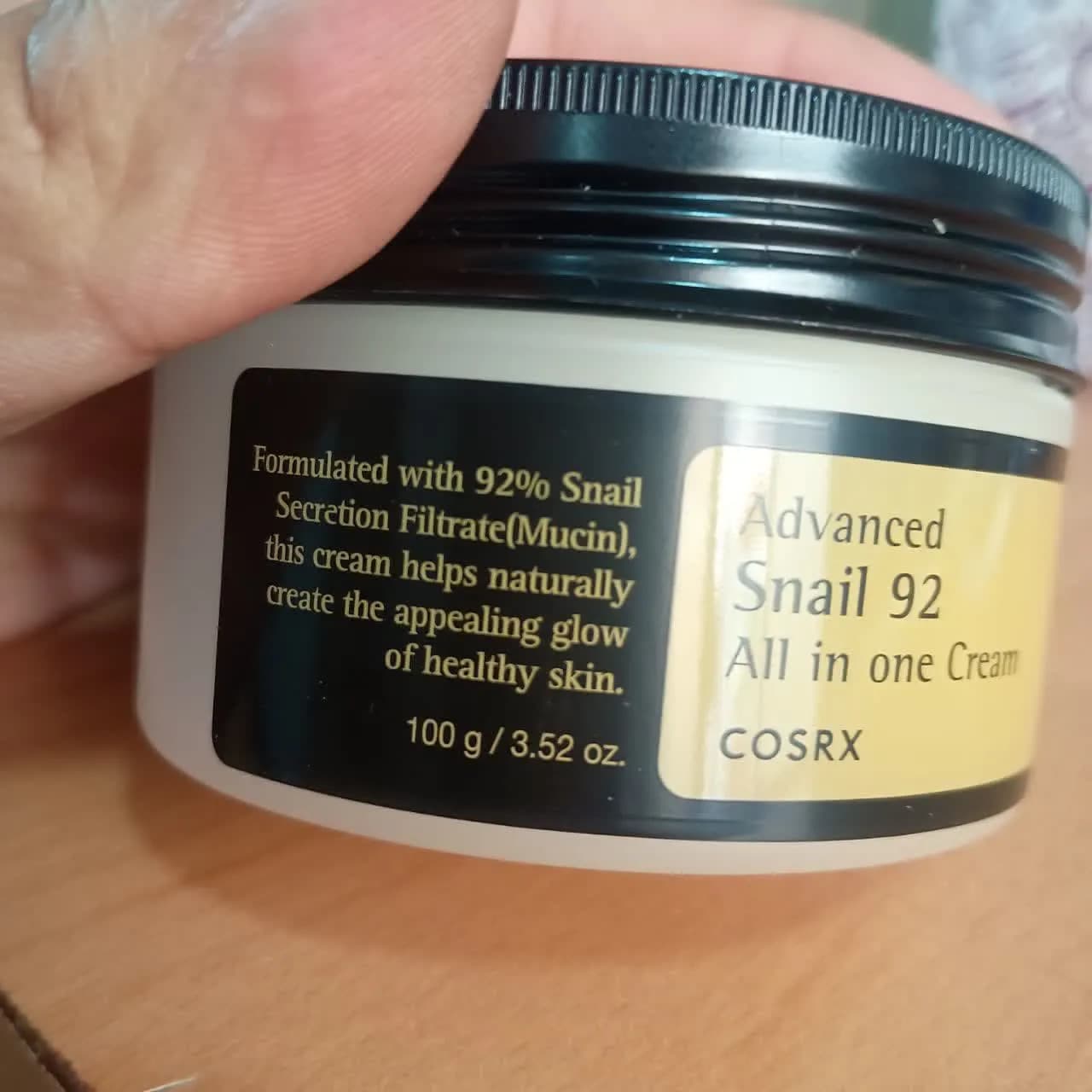 مرطوب کننده حلزون کوزارکس اصل ۱۰۰ گرم | COSRX Snail 92 ساخت کره — تصویر ۴