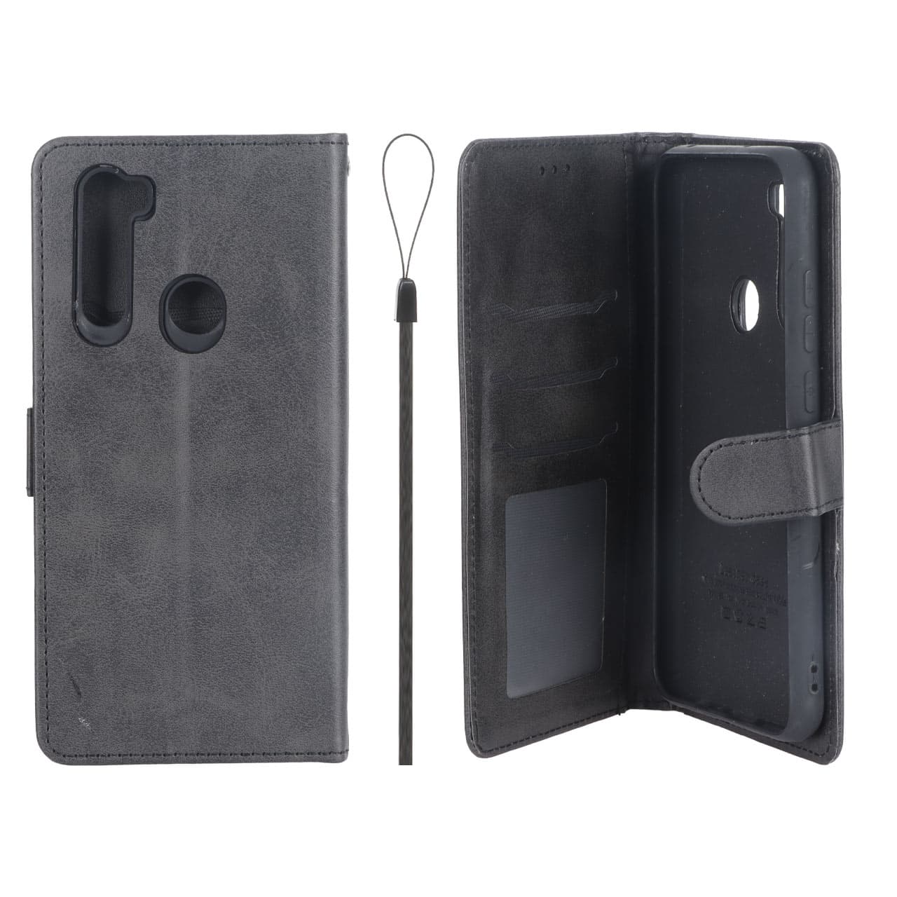 کیف موبایل مگنتی درجه یک داخل خز MNC Plus مدل Xiaomi Redmi Note 8T – مشکی