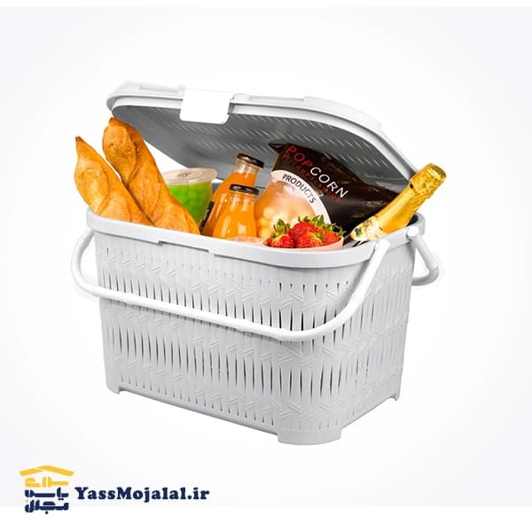 سبد پیک نیک لیمون طرح بامبو کوچک