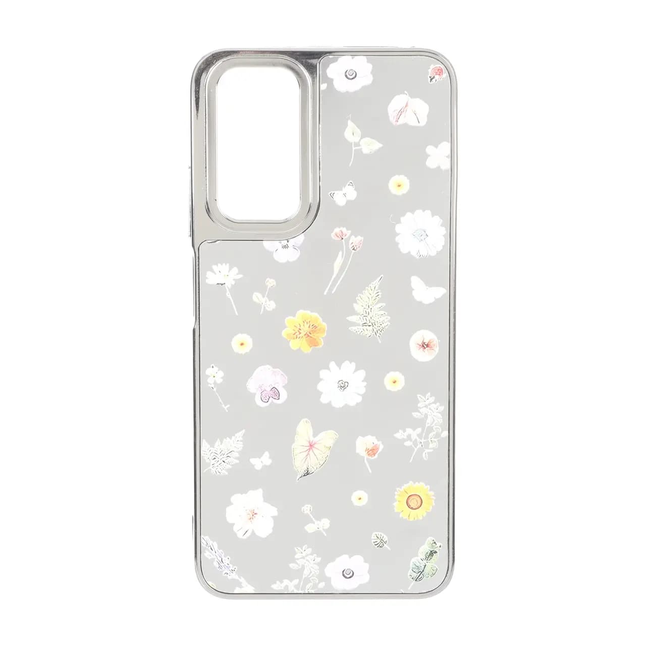 قاب آینه ای Silver طرح دار Xiaomi Redmi Note 12S / Xiaomi Redmi Note 11 4G / Redmi Note 11S – کد 59