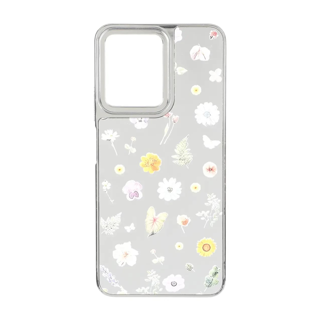 قاب آینه ای Silver طرح دار Xiaomi Redmi Note 12 4G – کد 46