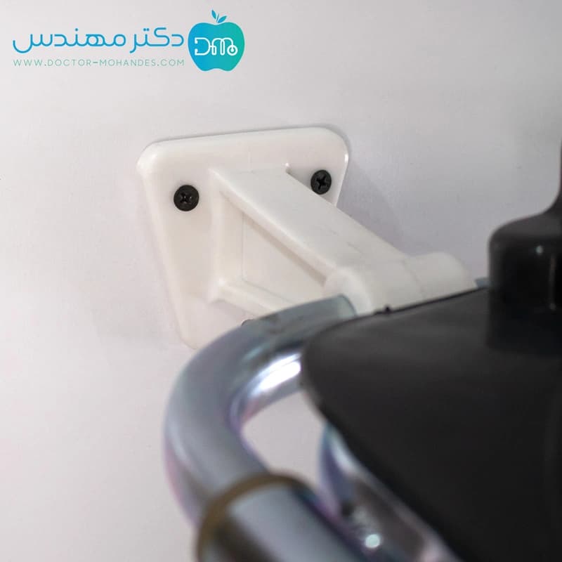 توالت فرنگی تاشو دیواری مدیا با قیف تاشو — تصویر ۳