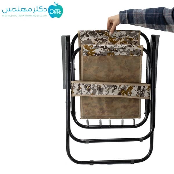 صندلی ساحلی مسافرتی تاشو پنج فنره — تصویر ۵