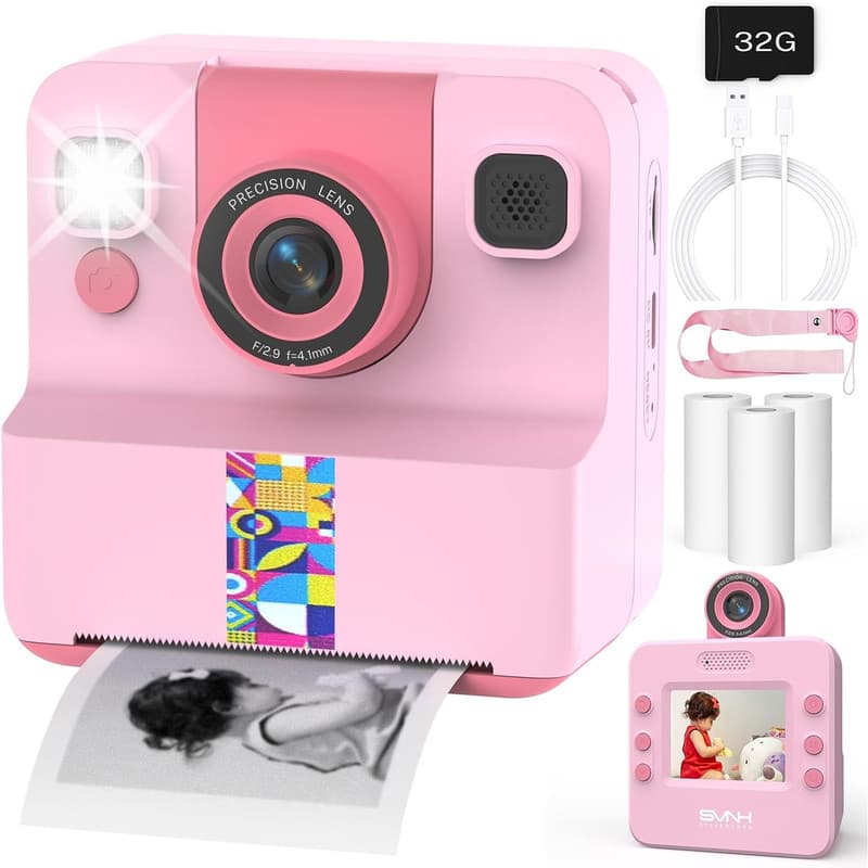 دوربین عکاسی و فیلمبرداری چاپ سریع کودک مدل Print Camera — تصویر ۴
