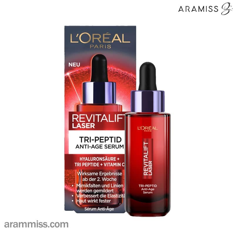 سرم ضد پیری لورال پاریس مدل REVITALIFT LASER TRI-PEPTID — تصویر ۲