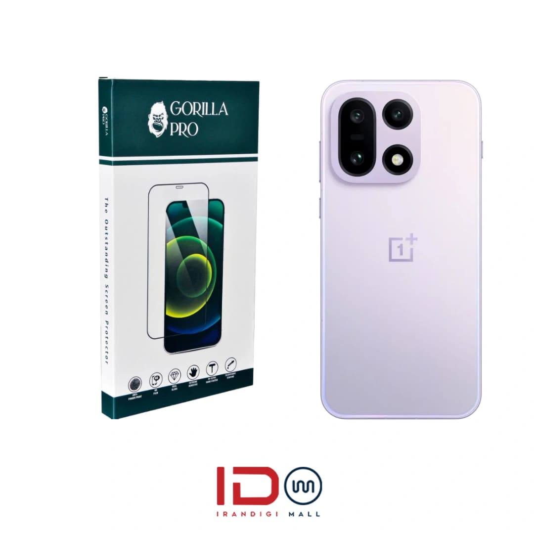 گلس و محافظ هیدروژلی (شفاف) بدنه گوشی وان پلاس مدل OnePlus 15