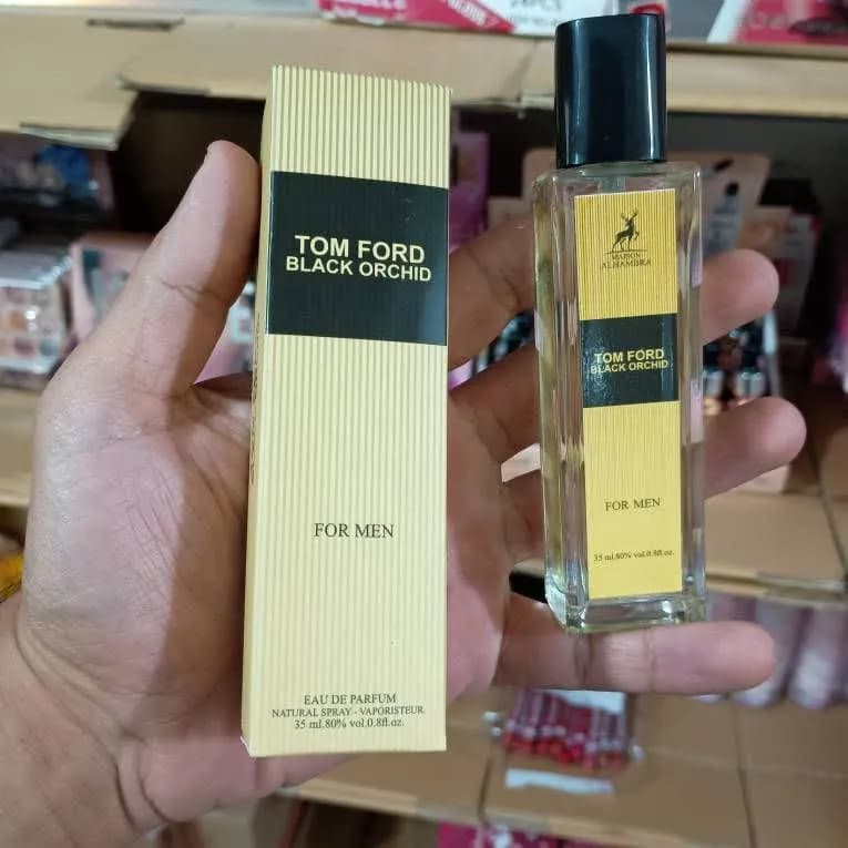 ادکلن تام فورد بلک ارکید الحمبرا 35 میل مردانه | رایحه مشابه Tom Ford Black Orchid — تصویر ۳