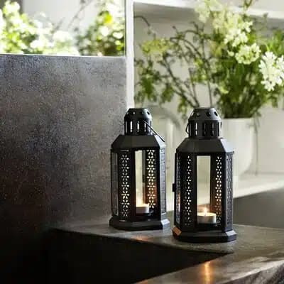 شمع وارمر 100 عددی بدون عطر ایکیا GLIMMA/ سفید — تصویر ۵