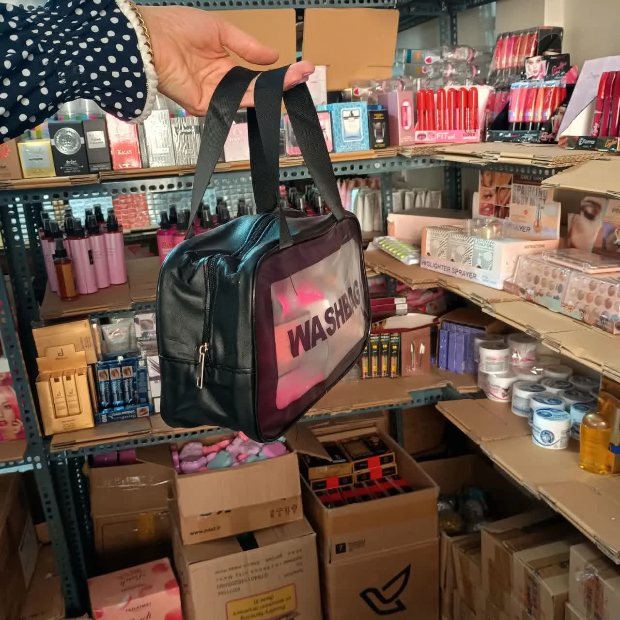 کیف ارایشی سایز کوچک واش بگ — تصویر ۲