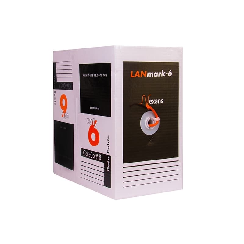 کابل شبکه Nexans Cat6 UTP CU | نگزنس تست 6 چنل