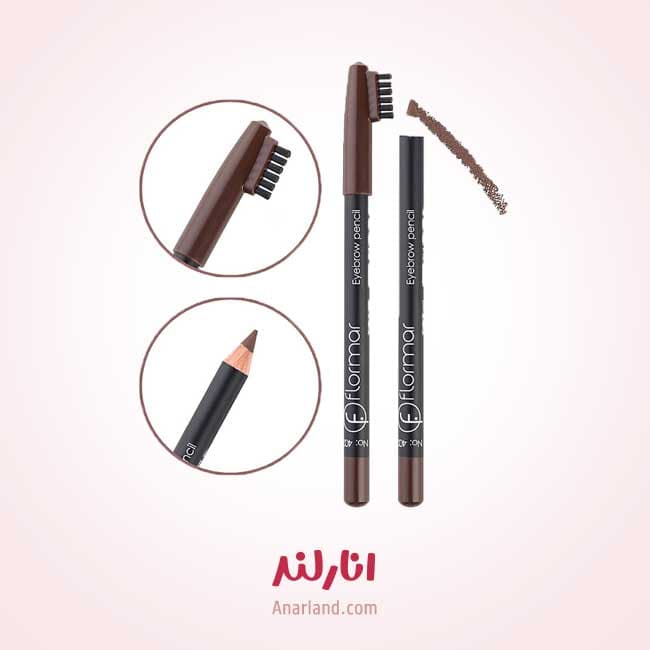 مداد ابرو فلورمار رنگ 402 BROWN