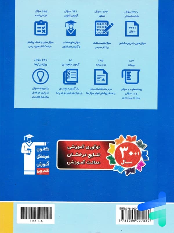 پاسخنامه فیزیک جامع کنکور ریاضی آبی قلم چی — تصویر ۳