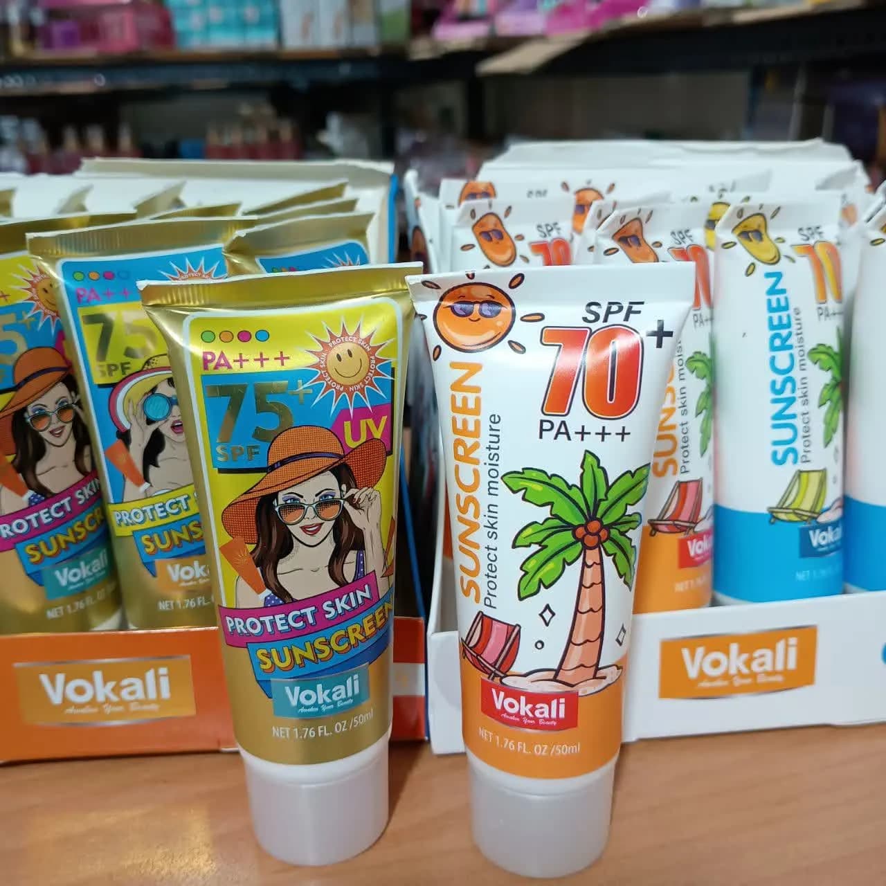 کرم ضدآفتاب وکالی vokali بیرنگ