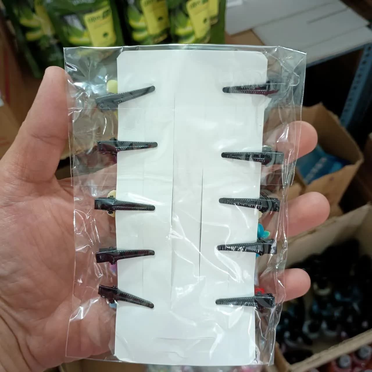 گیره مو پک 10 تایی سیلیکونی — تصویر ۲