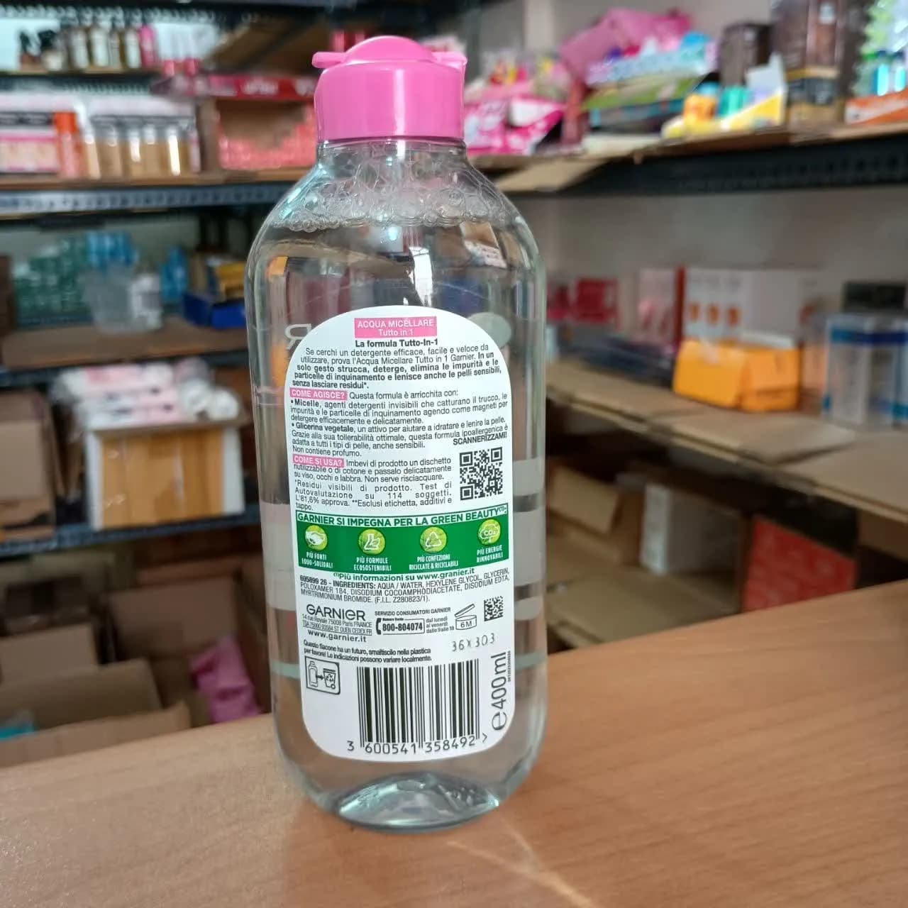 میسلارواتر گارنیر مناسب پوست های چرب 400 میل اصلی — تصویر ۲