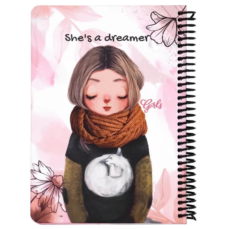دفترچه یادداشت 100 برگ دات نوت مدل دخترانه she’s a dreamer