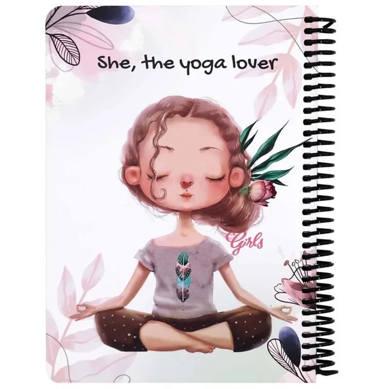 دفترچه یادداشت 100 برگ دات نوت مدل دخترانه she, the youga lover