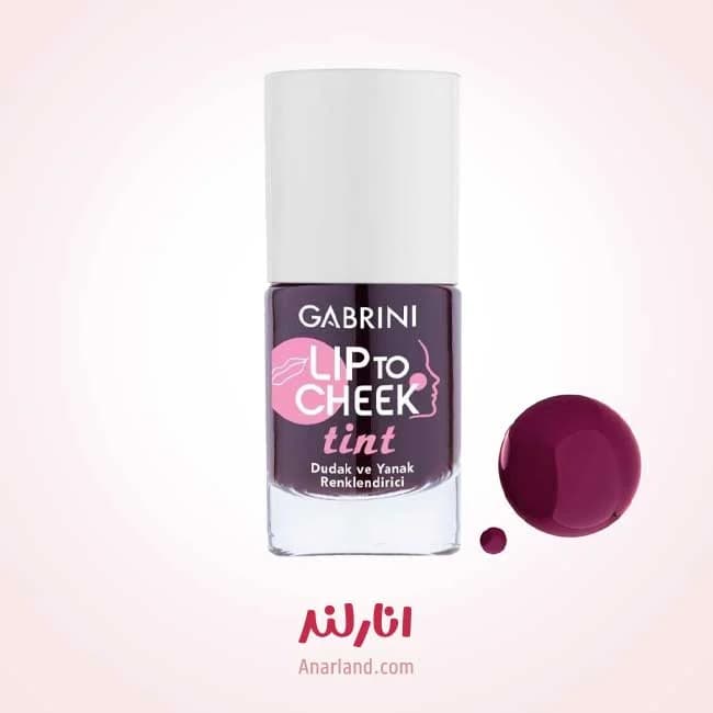 تینت لب گابرینی مدل Cherry red — تصویر ۲