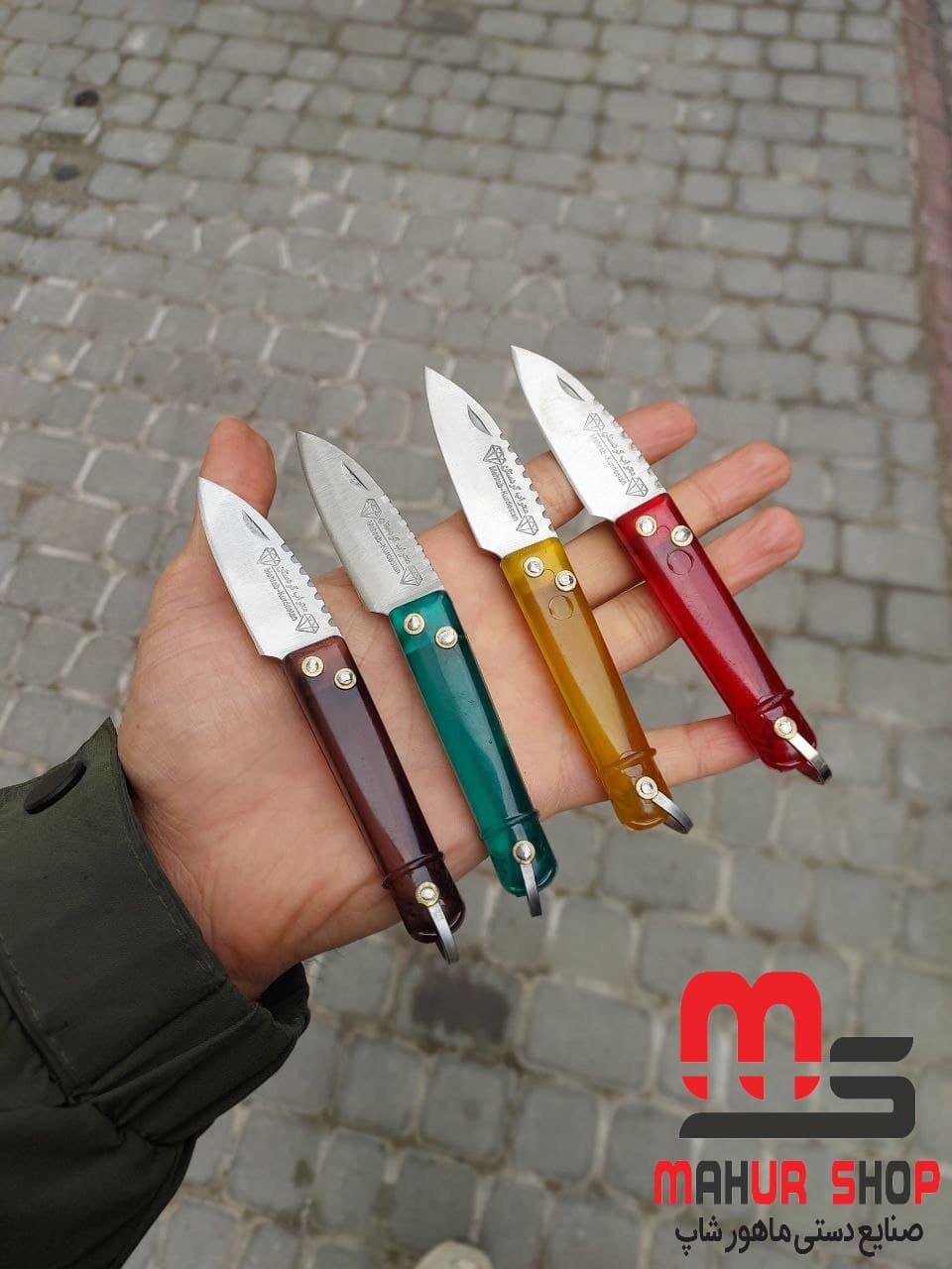چاقو کردستان محراب سایز ۱ کوچیکترین سایز ۱۳ سانتی استیل ضد زنگ