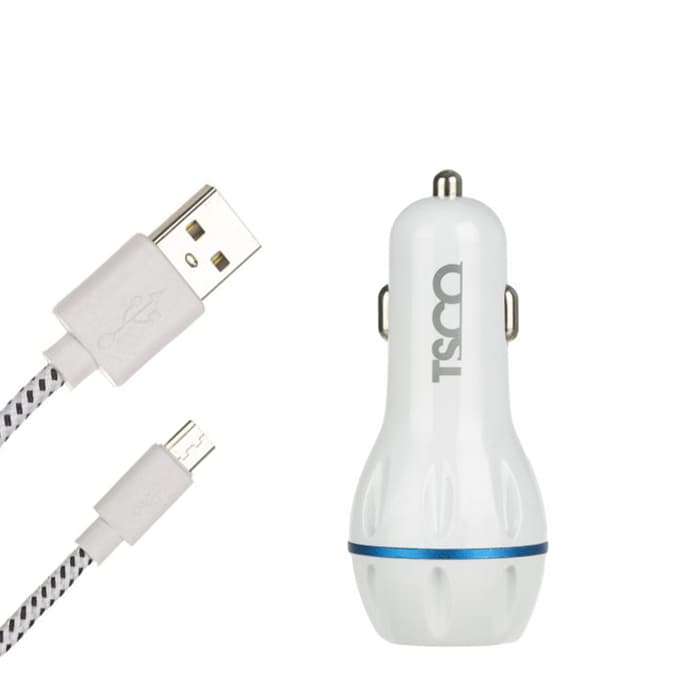 شارژر فندکی تسکو مدل TCG 28 به همراه کابل microUSB