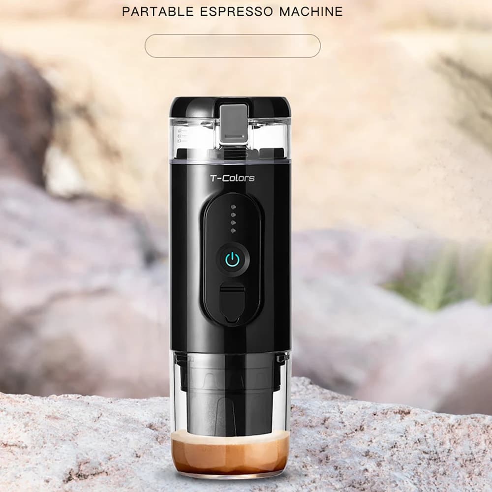 دستگاه اسپرسو ساز شارژی مدل Mini Espresso CF-1801BGC «اورجینال – ارسال 1 ساعت» — تصویر ۵