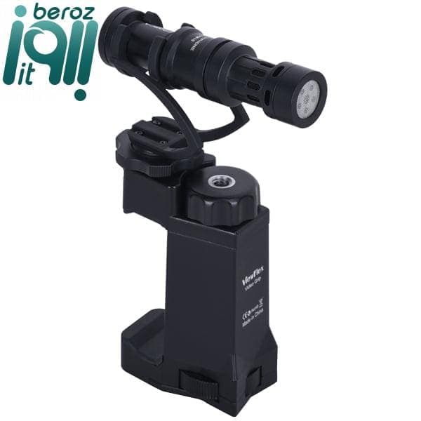 کیت نگهدارنده موبایل کامیکا COMICA CVM-VM10-K5 به همراه نور و میکروفون «اورجینال – ارسال 1 ساعت» — تصویر ۸