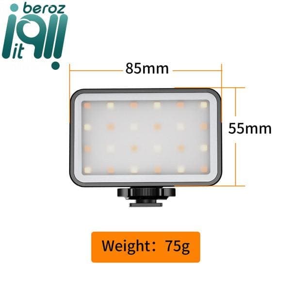 کیت نگهدارنده موبایل کامیکا COMICA CVM-VM10-K5 به همراه نور و میکروفون «اورجینال – ارسال 1 ساعت» — تصویر ۳