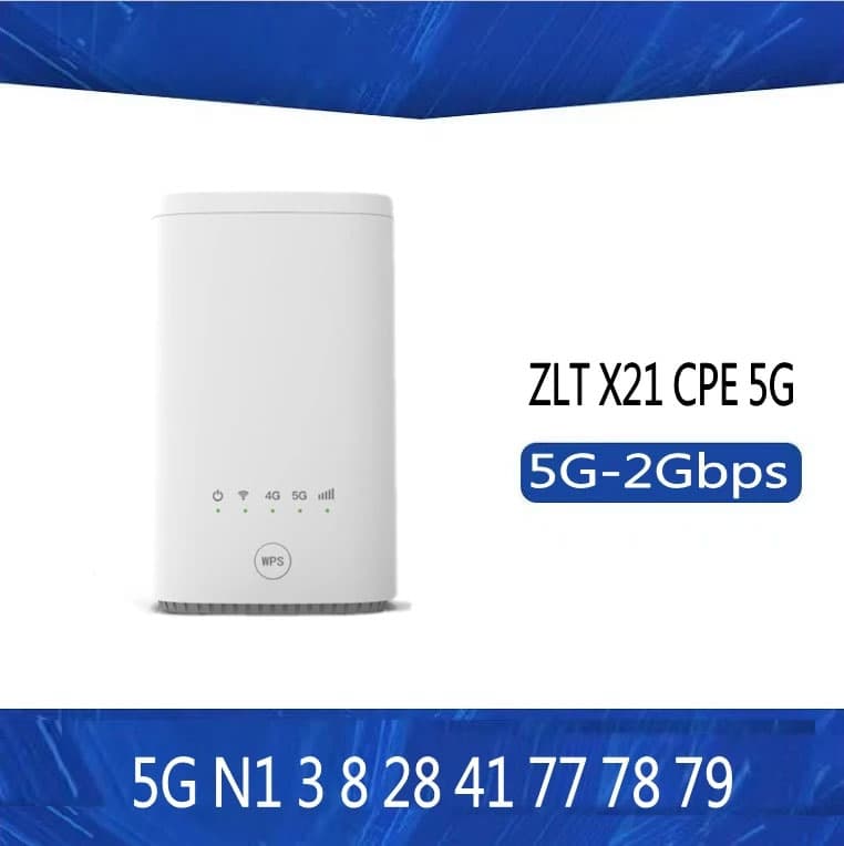 مودم روتر سیم کارتی زد ال تی 4G/5G از شرکت ZTE مدل ZLT X21 آنلاک SuperAdmin دست دوم کارتن دار — تصویر ۵