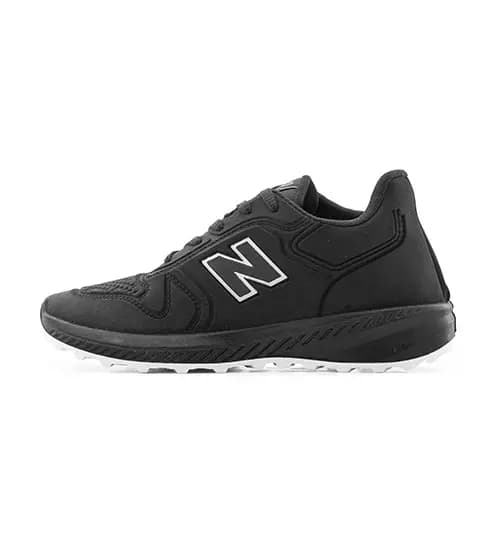 کفش مردانه اسپرت چرم مصنوعی مشکی New Balance