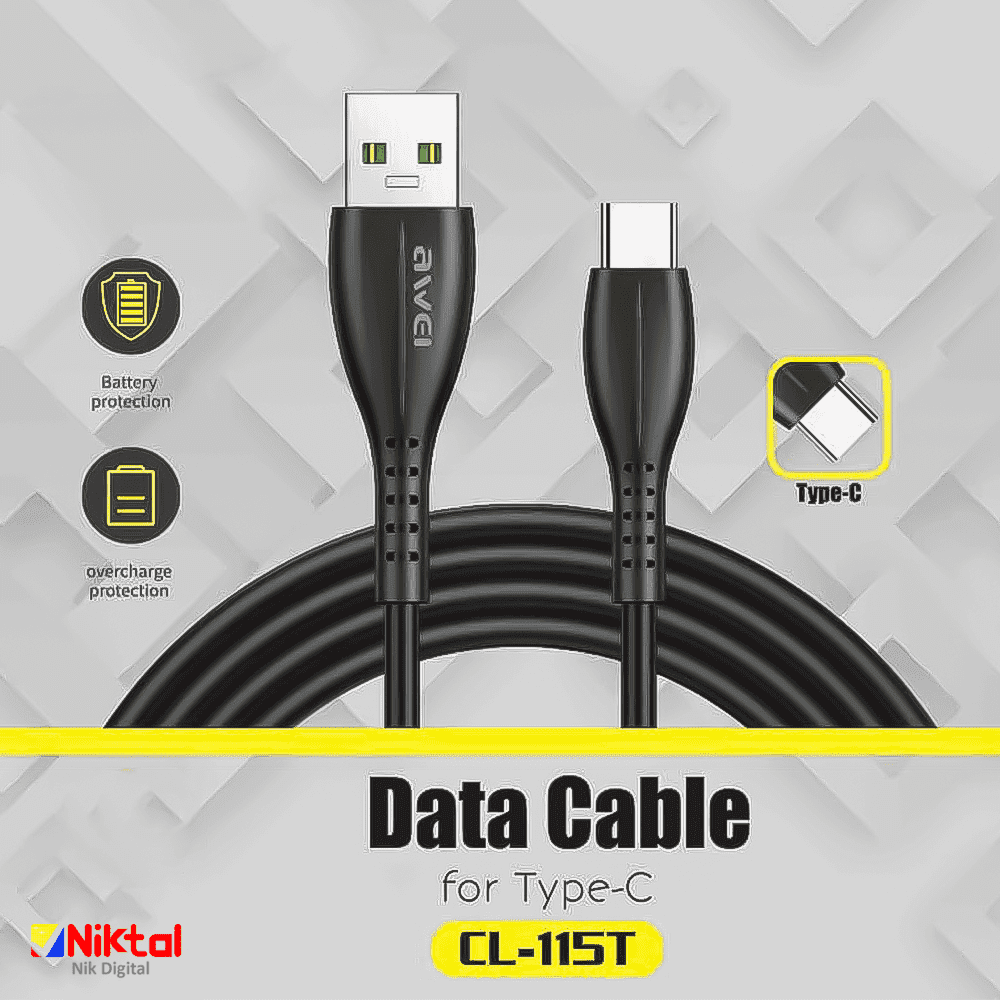 کابل تایپ سی اوی مدل CL-115T — تصویر ۲