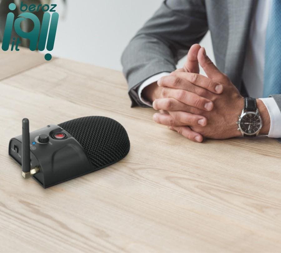 میکروفون بی سیم کنفرانسی بویا BOYA BY-BMW700 Wireless Microphone — تصویر ۸