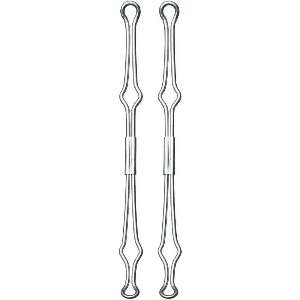 گیره کاغذ استیل (چفت سیمی) مناسب قفل زونکن دو و چهار حلقه بسته 2 عددی