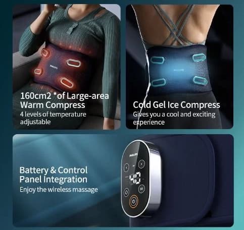 ماساژور کمر و شکم فیلیپس Philips PPM7201B New version (نسخه جدید – ارسال 1 ساعته) — تصویر ۴