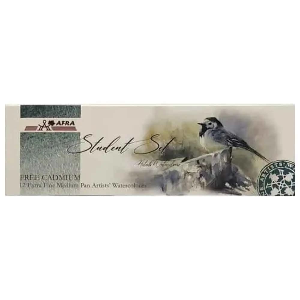 آبرنگ 12 رنگ دانش آموزی افرا