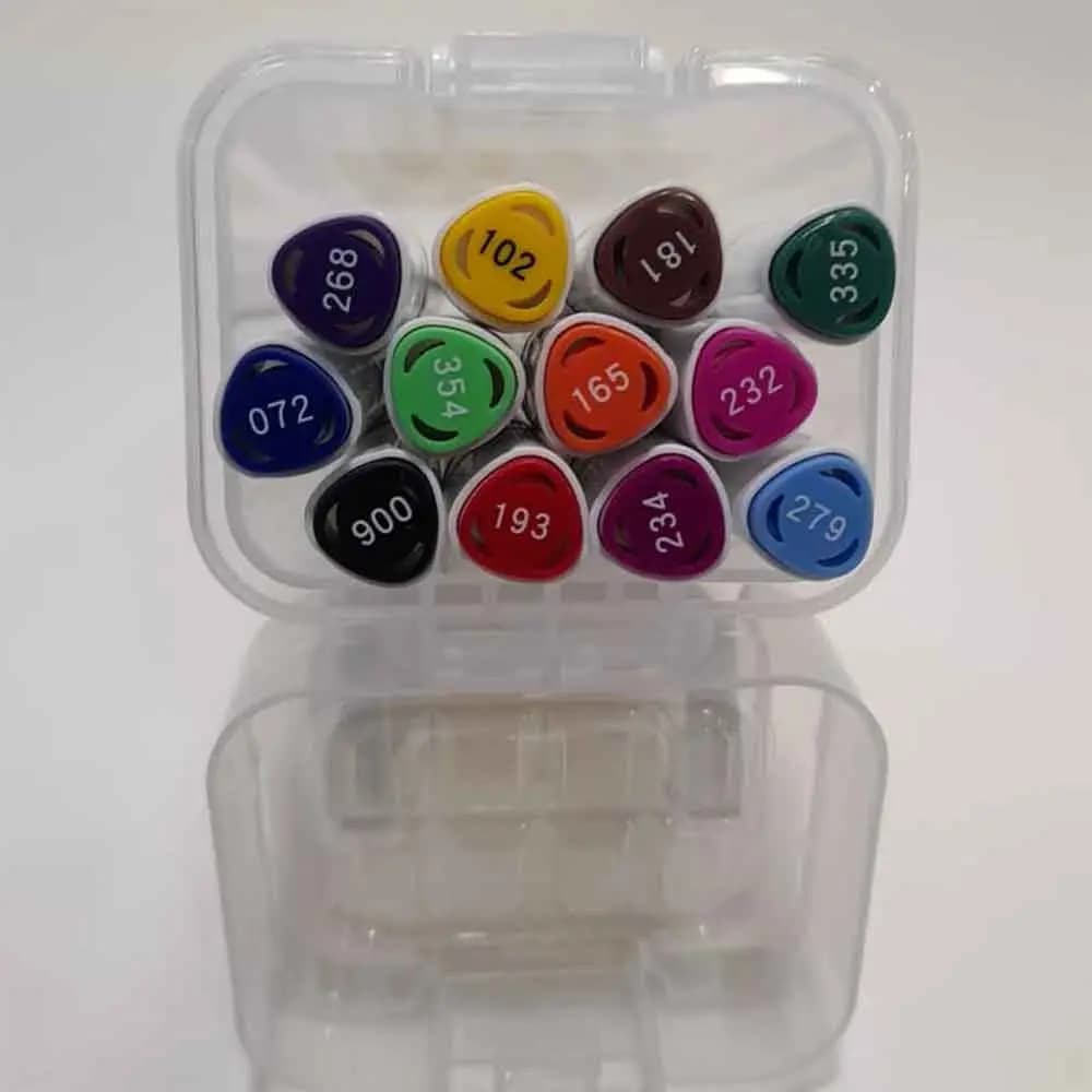 ماژیک طراحی دو سر براش 12 رنگ مدل راندو بیسیک BASIC (طرح تاچ) — تصویر ۲
