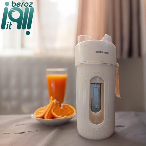 مخلوط کن قابل حمل گرین لاین Green Lion Portable Blender 340ML — تصویر ۳