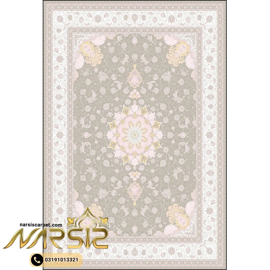 فرشینه فرش طرح افرا بژ کد 9058 — تصویر ۲