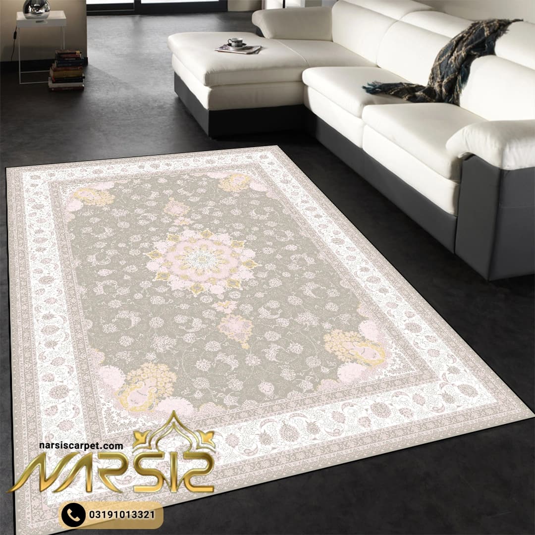 فرشینه فرش طرح افرا بژ کد 9058