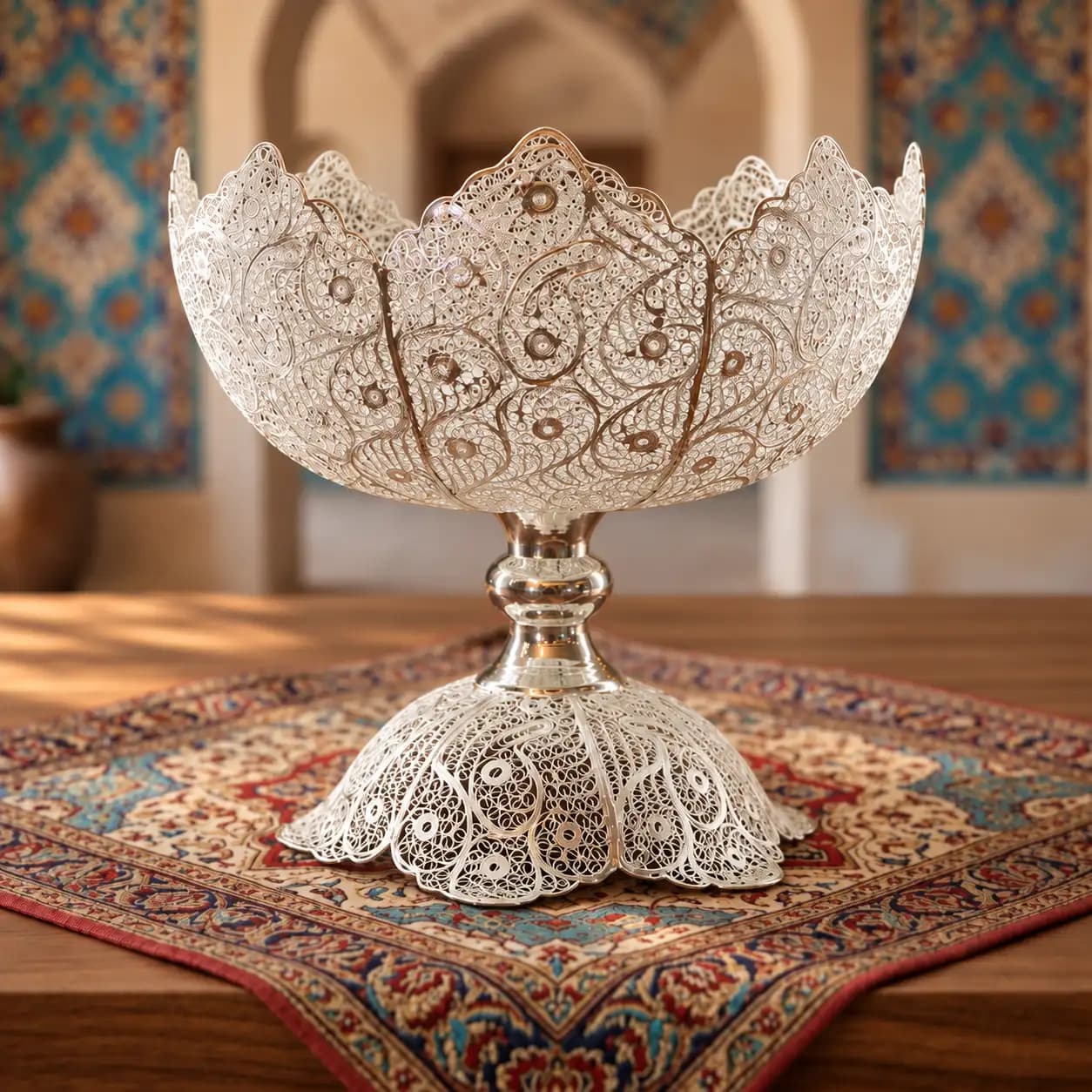 آجیل خوری ملیله هشت پر