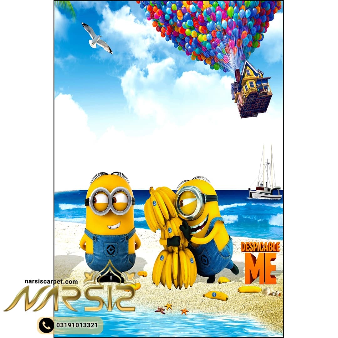 فرشینه کودک طرح مینیون ها کد 6053