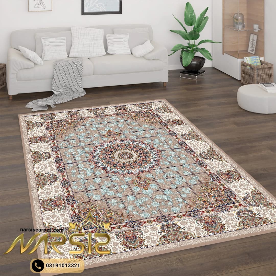 فرشینه فرش طرح ماهور فیلی کد 9046 — تصویر ۲
