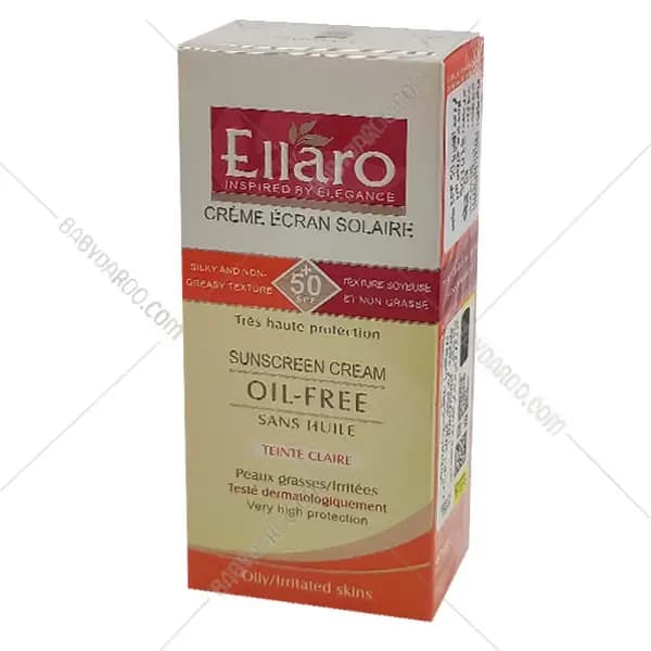 کرم ضد آفتاب فاقد چربی الارو SPF50 بژ روشن — تصویر ۷