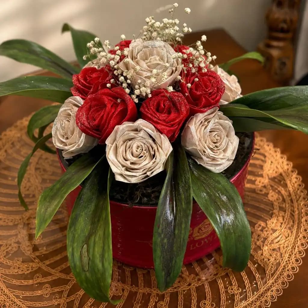 باکس گل ربانی شاینی۱۳ گل