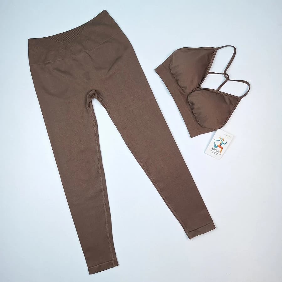 ست سیملس اورجینال نیمتنه لگ پشت چین دار M10-100 — تصویر ۳
