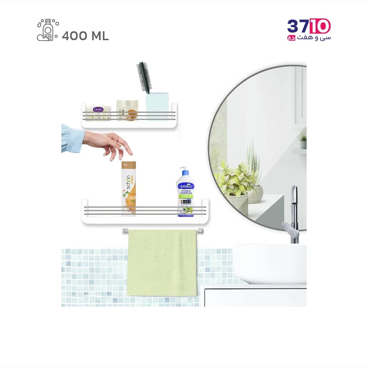 شامپو مو شون مدل کراتین و جینسینگ Keratin & Ginseng حجم 400 میلی لیتر — تصویر ۴