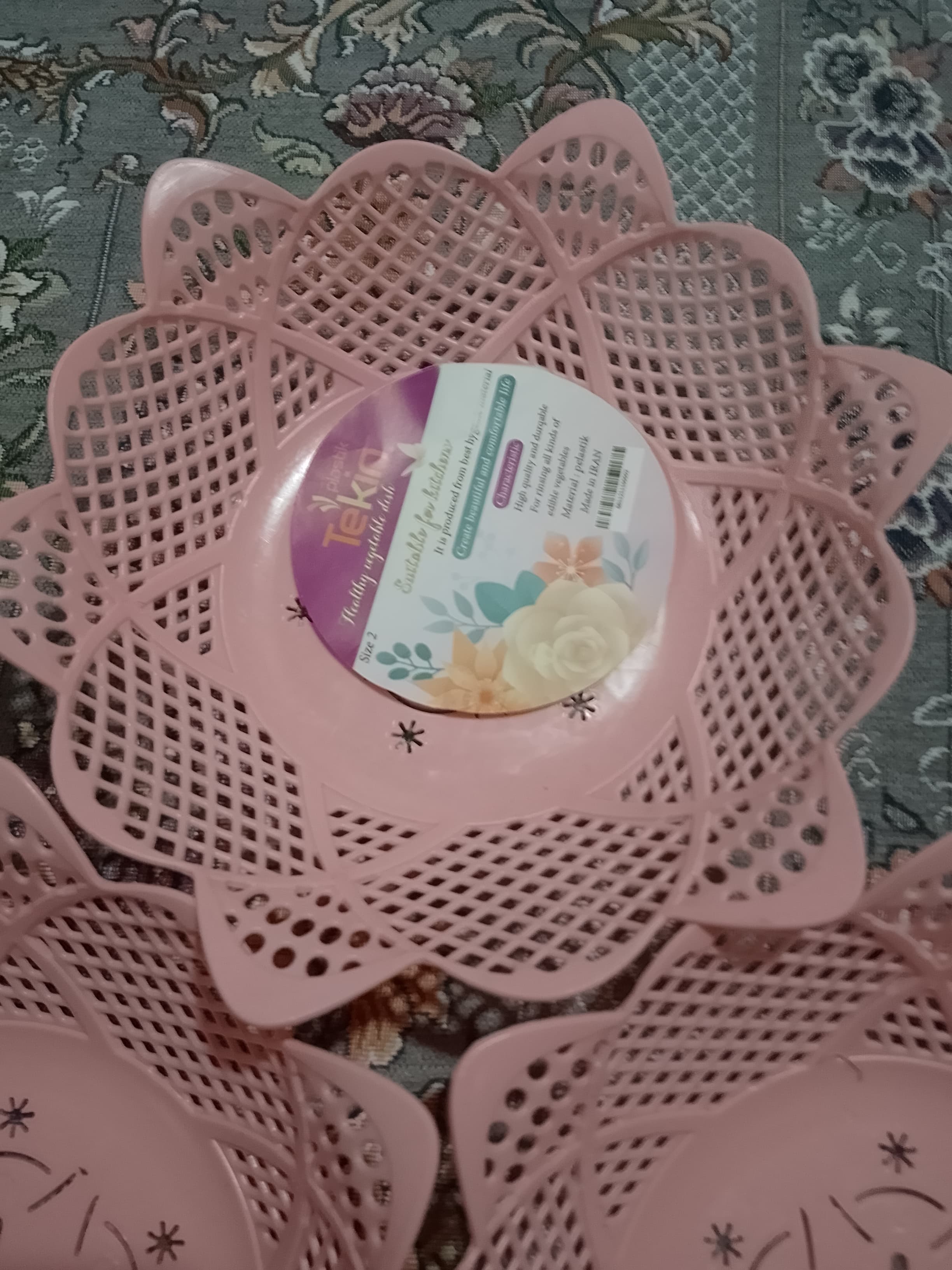 سبد نان و سبزی بسته 3عددی
