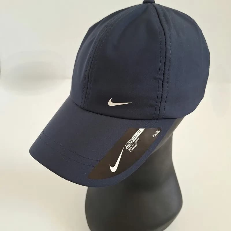 کلاه ورزشی شمعی نایک سرمه ای DRI-FIT — تصویر ۲